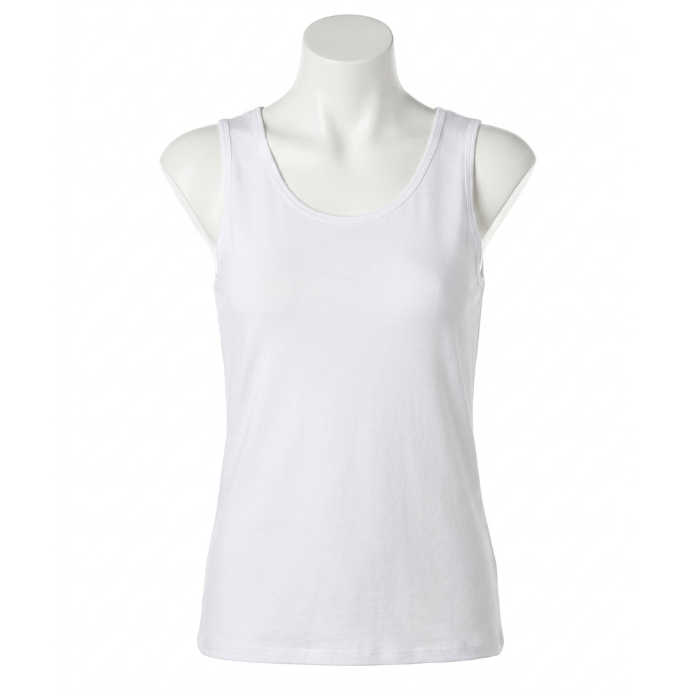 NEW ANGEL APPAREL knit tank in white